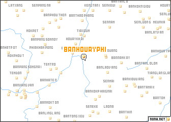 map of Ban Houayphi