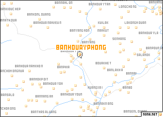 map of Ban Houayphông