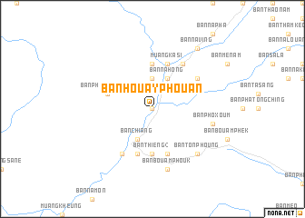 map of Ban Houay Phouan