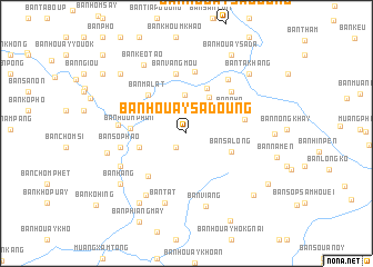 map of Ban Houaysadoung