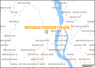 map of Ban Houay Sahoua Theung