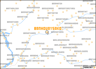 map of Ban Houay Sa Kô