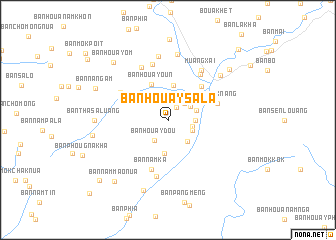 map of Ban Houaysala