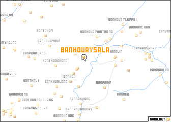 map of Ban Houaysala