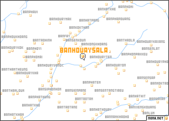 map of Ban Houay Sala