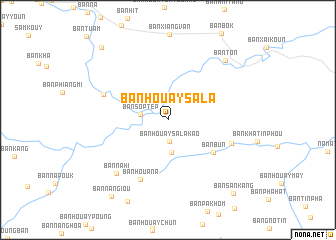 map of Ban Houaysala