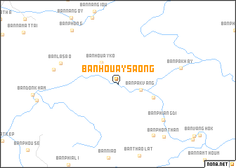map of Ban Houaysaong