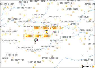 map of Ban Houaysaou