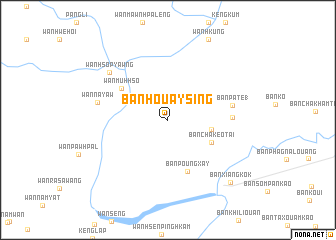 map of Ban Houaysing