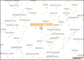 map of Ban Houaysing