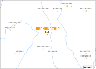 map of Ban Houaysip