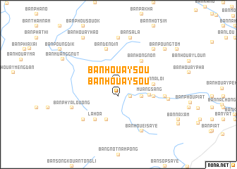 map of Ban Houay Sou
