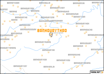 map of Ban Houaythao