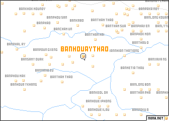 map of Ban Houaythao