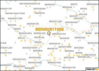 map of Ban Houay Thao