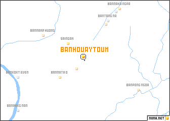 map of Ban Houay Toum