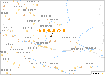 map of Ban Houayxai