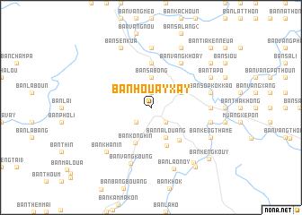 map of Ban Houayxay