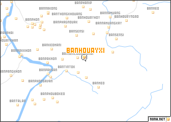 map of Ban Houayxi