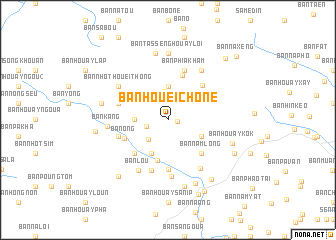map of Ban Houei Chone