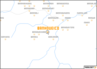 map of Bản Houei Co