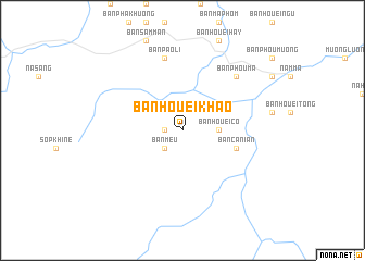 map of Bản Houei Khao