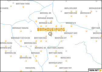 map of Bản Houei Pung