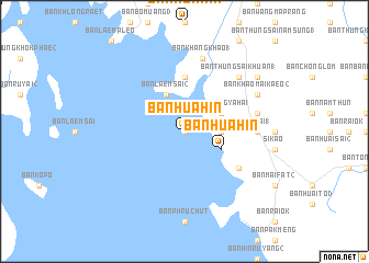 map of Ban Hua Hin