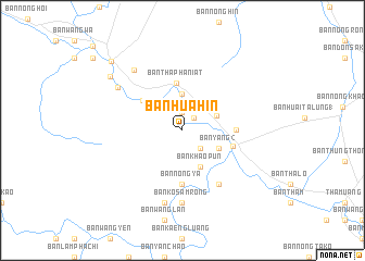 map of Ban Hua Hin