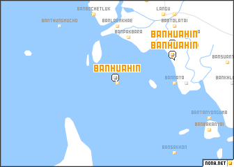 map of Ban Hua Hin