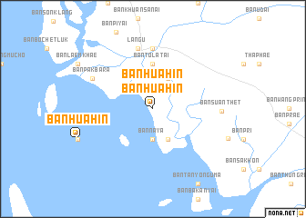 map of Ban Hua Hin