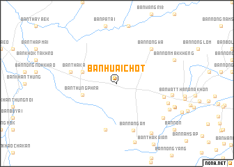 map of Ban Huai Chot
