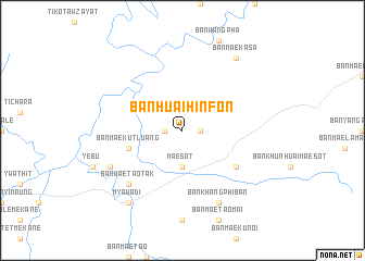 map of Ban Huai Hin Fon