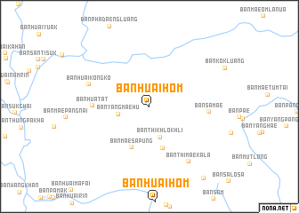 map of Ban Huai Hom