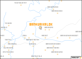 map of Ban Huai Kalok