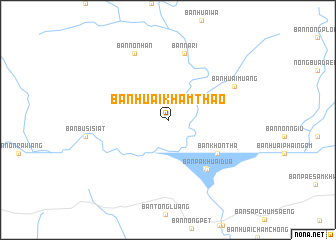 map of Ban Huai Kham Thao