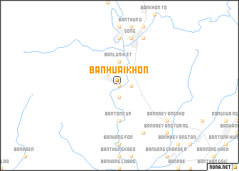 map of Ban Huai Khon