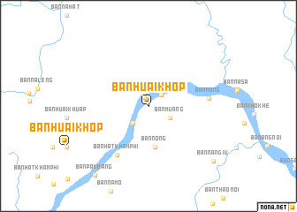 map of Ban Huai Khop