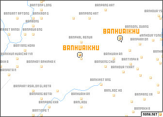 map of Ban Huai Khu