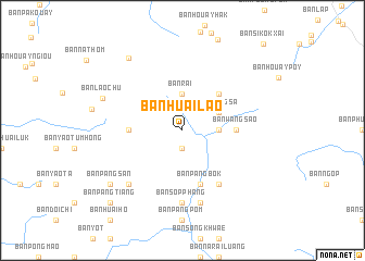 map of Ban Huai Lao