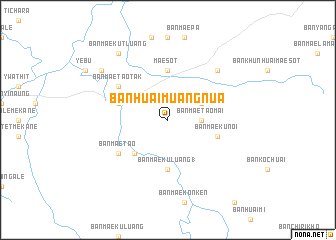 map of Ban Huai Muang Nua