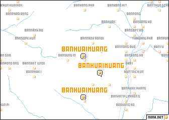 map of Ban Huai Muang