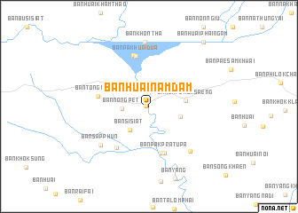 map of Ban Huai Nam Dam