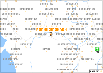 map of Ban Huai Nam Dam