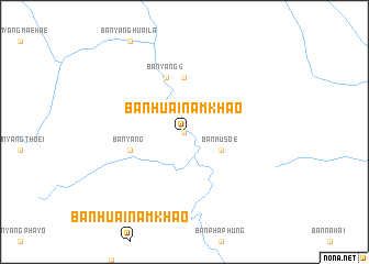 map of Ban Huai Nam Khao