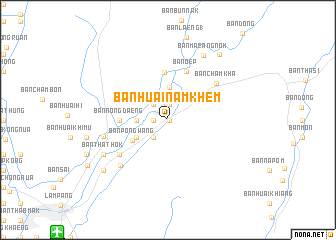 map of Ban Huai Nam Khem