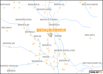 map of Ban Huai Nam Rim