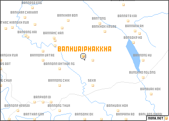 map of Ban Huai Phak Kha