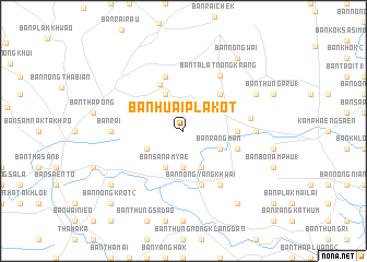 map of Ban Huai Pla Kot