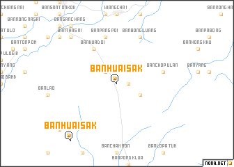 map of Ban Huai Sak